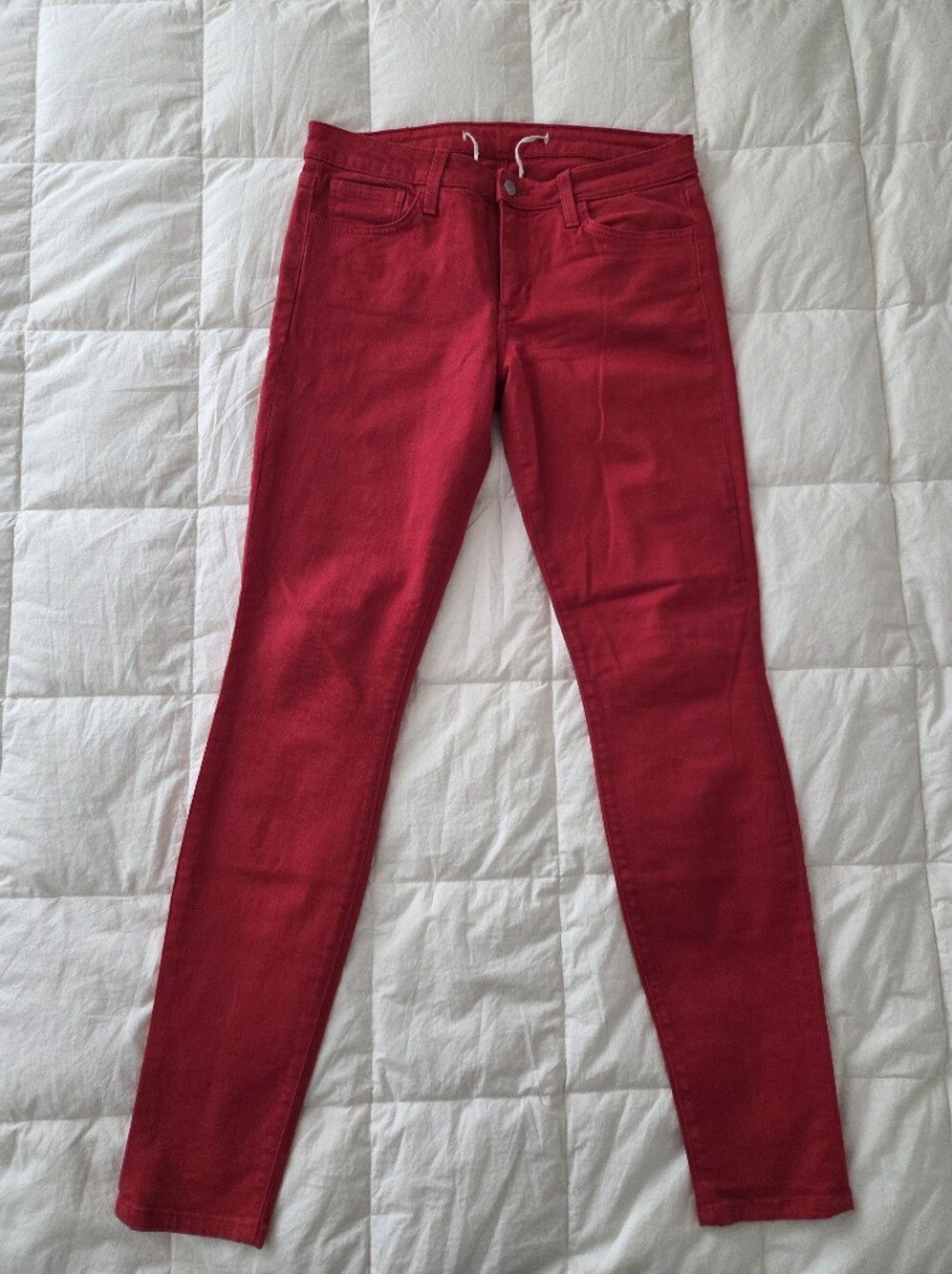 Joe's Jeans The Skinny Red Pink Colored Skinny Jeans Size 29